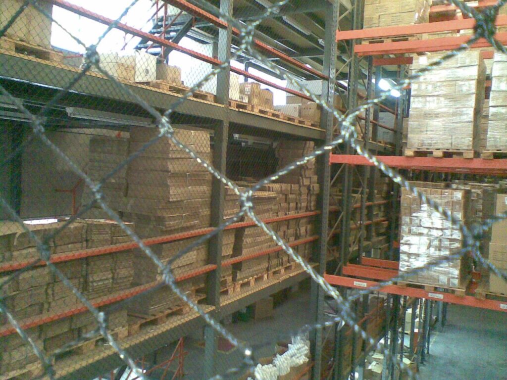 Rede Proteção Porta Pallets.